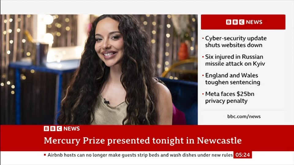 Still from BBC News at 24:00