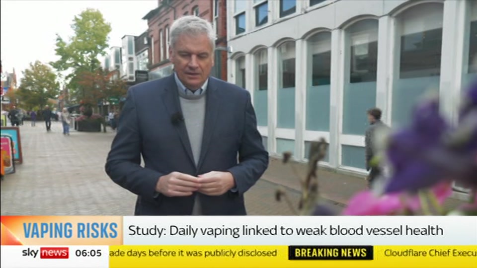 Broadcast still at 5m 30s. Sky News, Mornings, 22 October 2026.