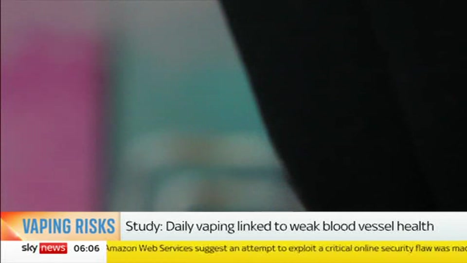 Still from Sky News at 6:30