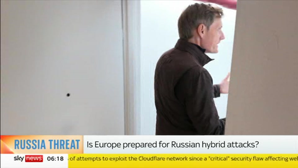 Still from Sky News at 18:30