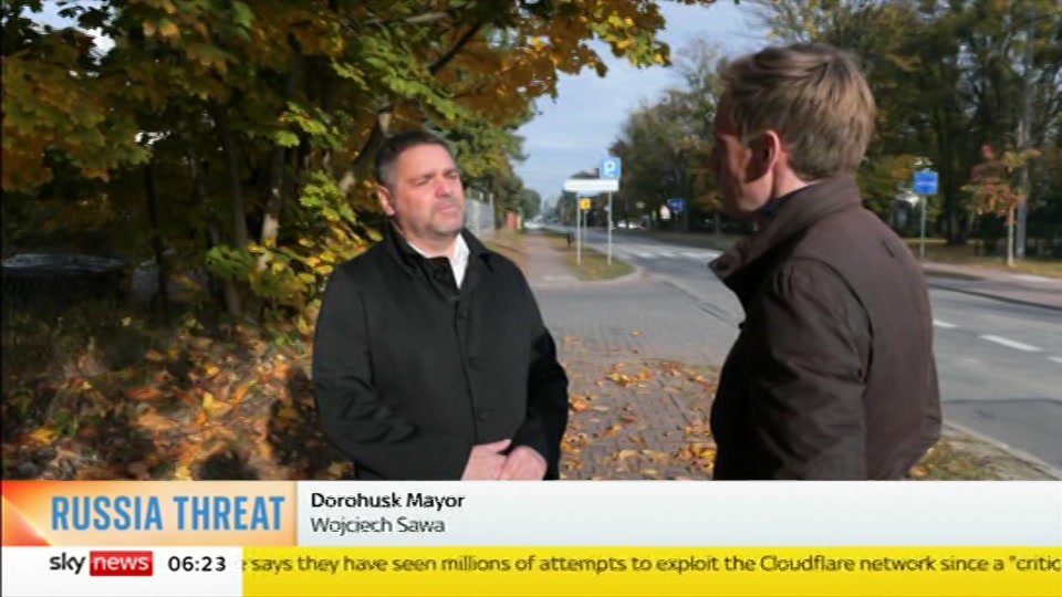 Still from Sky News at 23:30