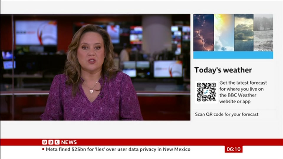 Still from BBC News at 10:00