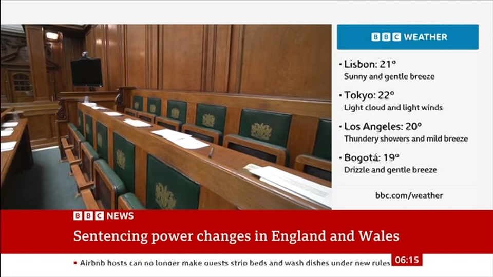 Broadcast still at 15m. BBC News, 22 October 2026.
