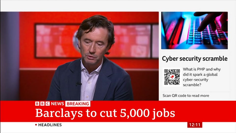 Broadcast still at 11m. BBC News, BBC News Now, 22 October 2026.