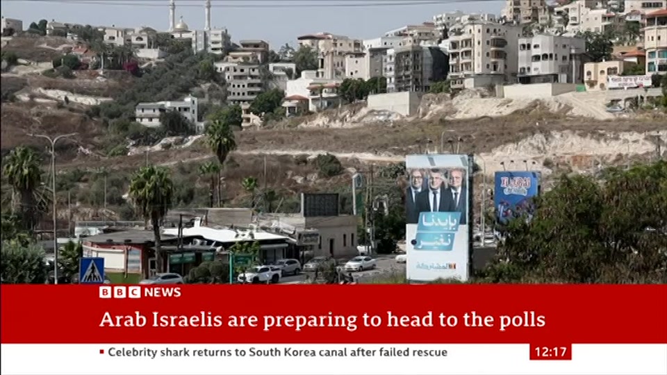 Still from BBC News at 17:30
