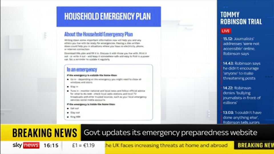 Broadcast still at 15m. Sky News, Sky News Today with Jayne Secker, 22 October 2026.