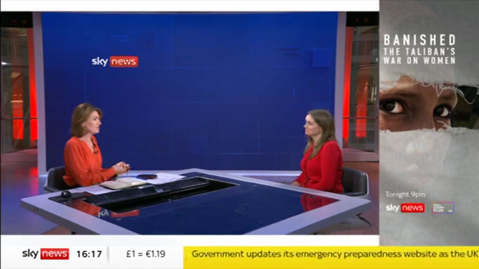 Still from Sky News at 17:30