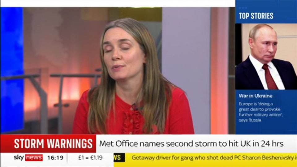 Still from Sky News at 19:30