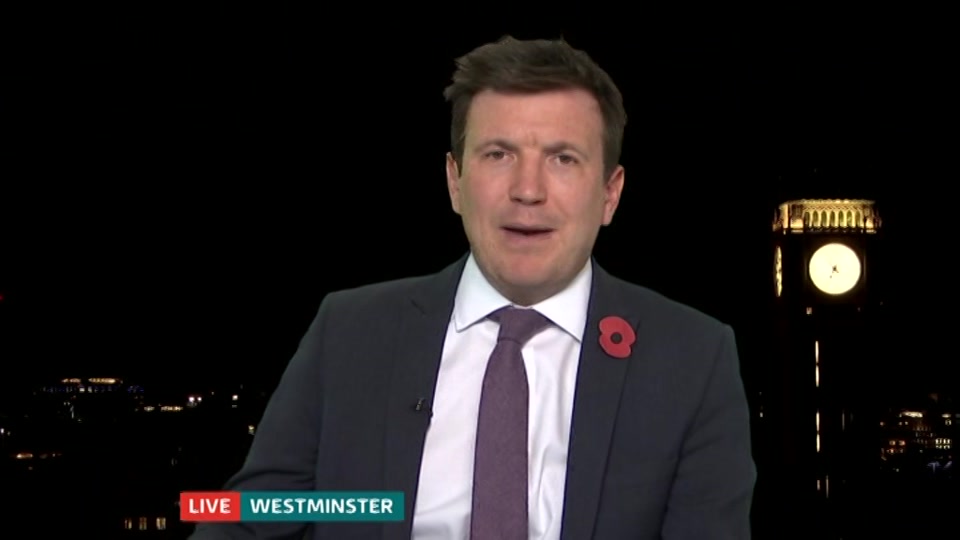 Broadcast still at 23m. ITV, ITV Evening News, 22 October 2026.
