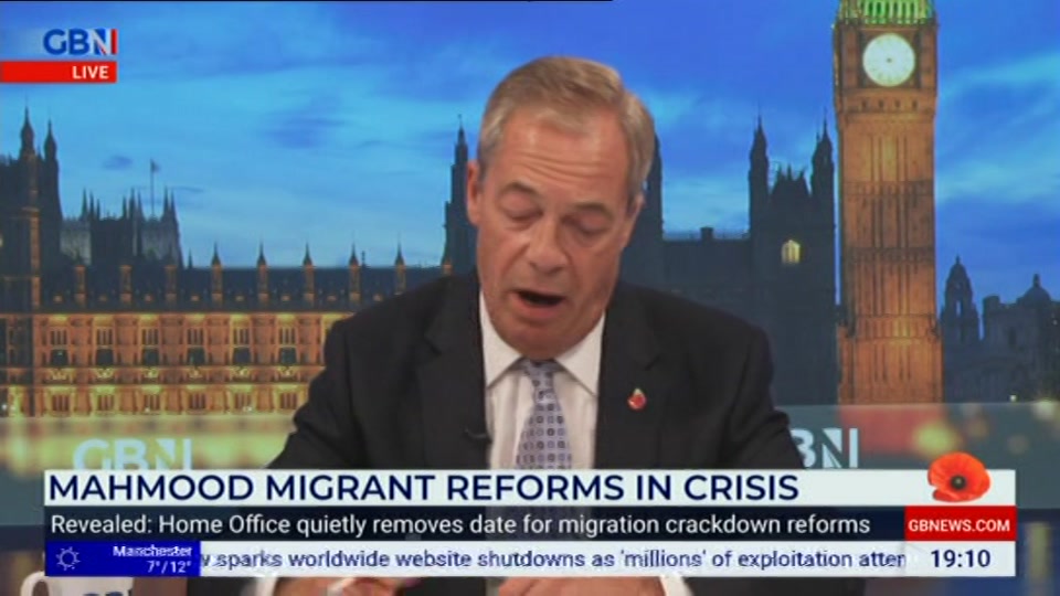 Still from GB News at 10:00