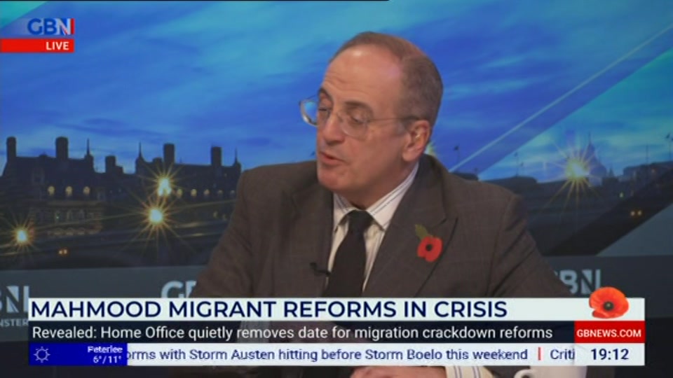 Still from GB News at 12:00