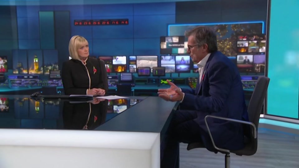 Broadcast still at 11m. ITV, ITV News at Ten, 22 October 2026.