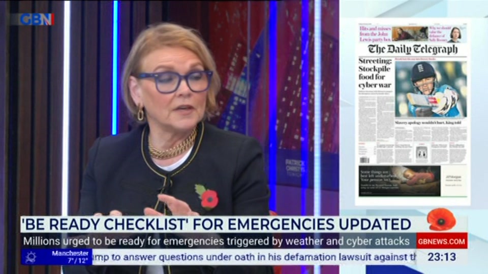 Still from GB News at 13:00