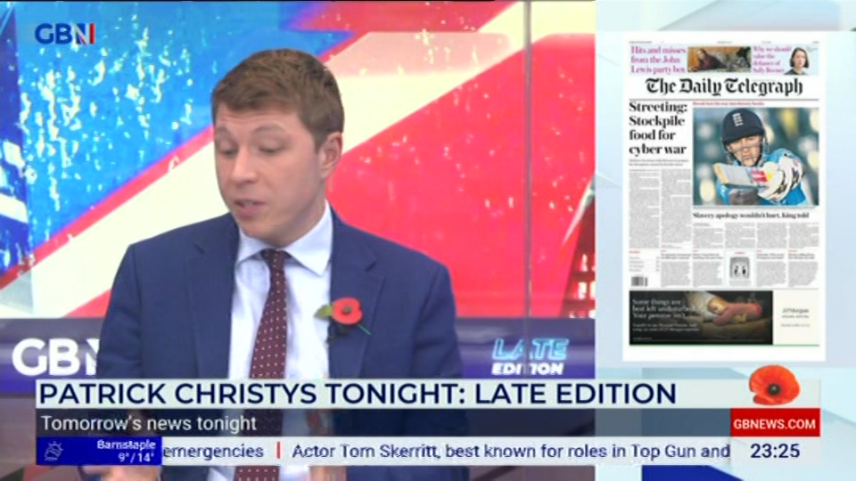 Still from GB News at 25:00