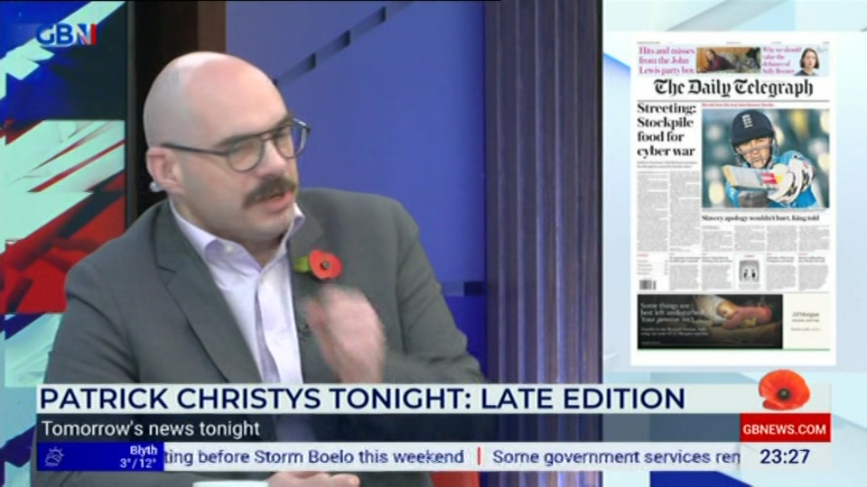 Still from GB News at 27:00