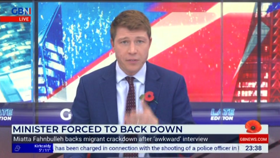 Still from GB News at 38:30