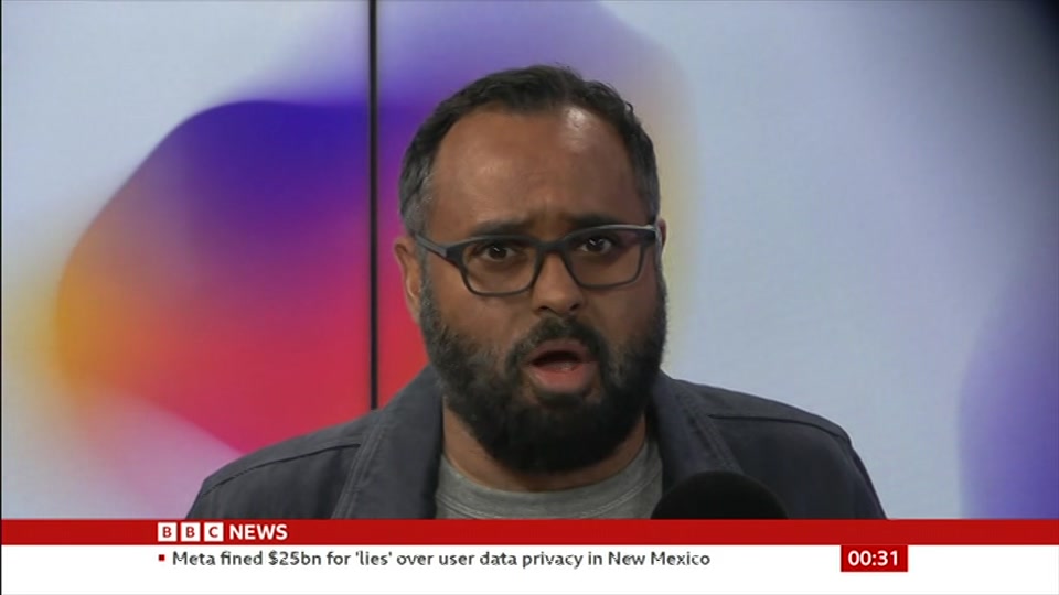 Still from BBC News at 1:00