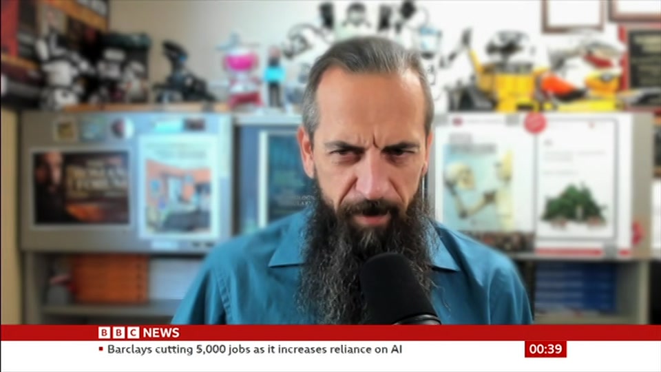 Still from BBC News at 9:00