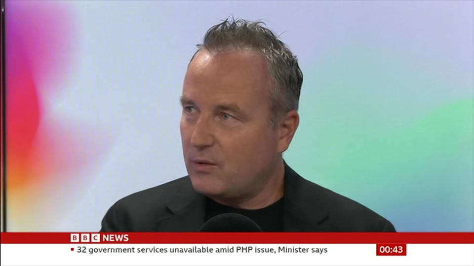 Broadcast still at 13m. BBC News, Newscast, 22 October 2026.