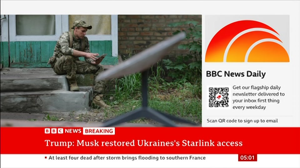 Still from BBC News at 1:30