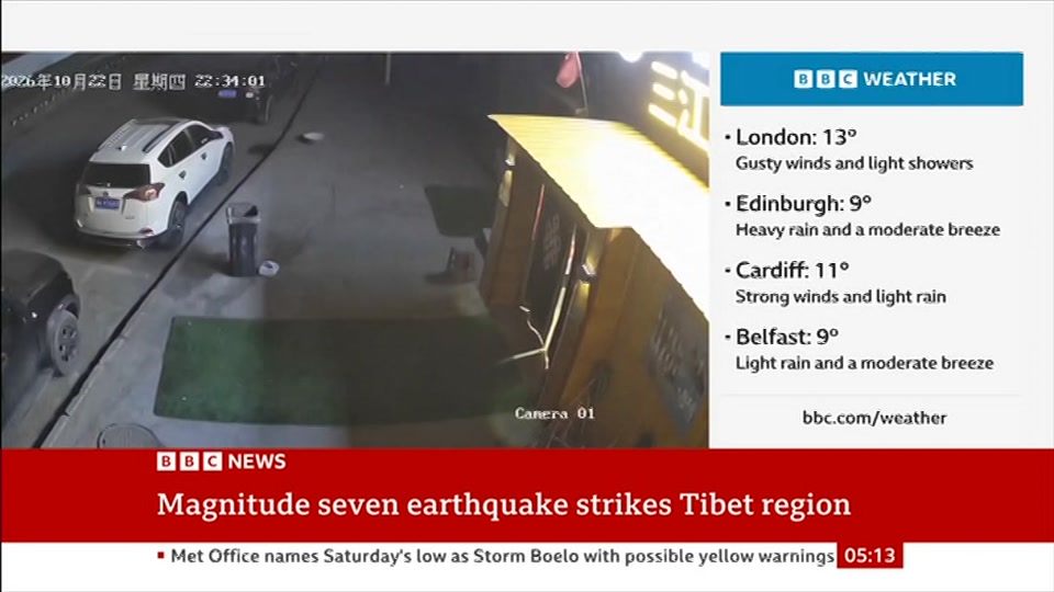 Still from BBC News at 13:00