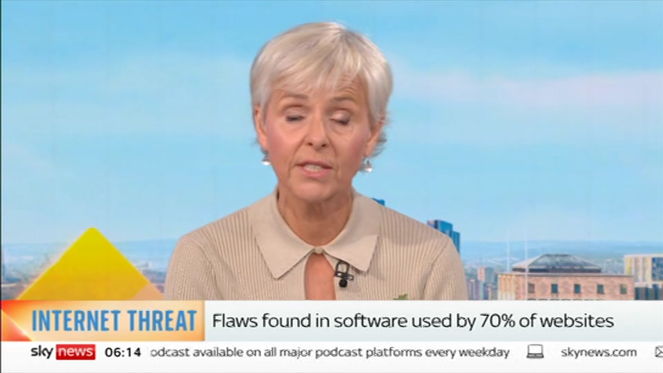 Still from Sky News at 14:00