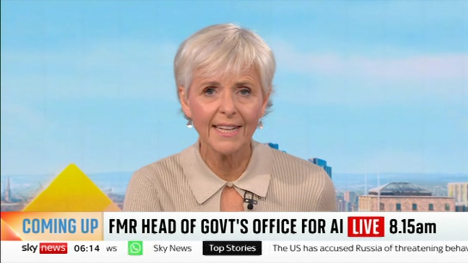 Broadcast still at 14m 30s. Sky News, Mornings with Jones and Melbourne, 23 October 2026.