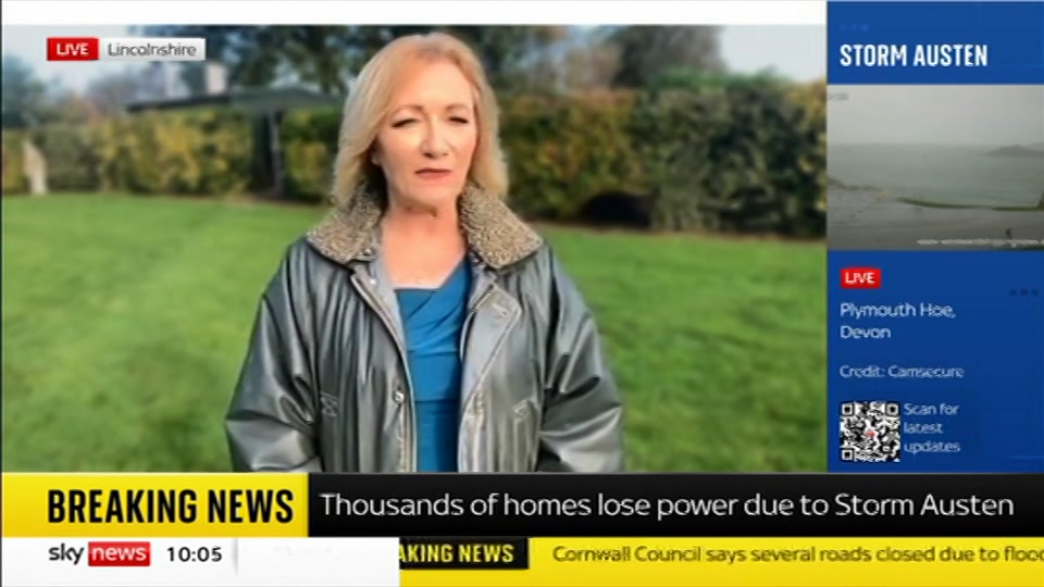 Still from Sky News at 5:00