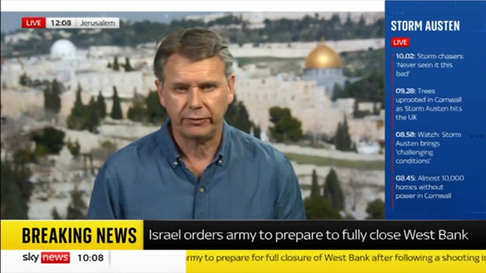 Still from Sky News at 8:30