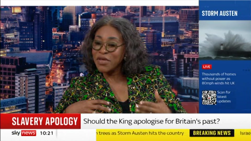 Broadcast still at 21m. Sky News, Sky News Today with Sam Washington, 23 October 2026.