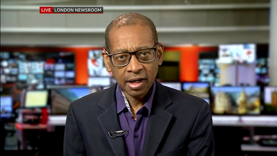 Broadcast still at 32m. BBC One, BBC News at One including, 23 October 2026.