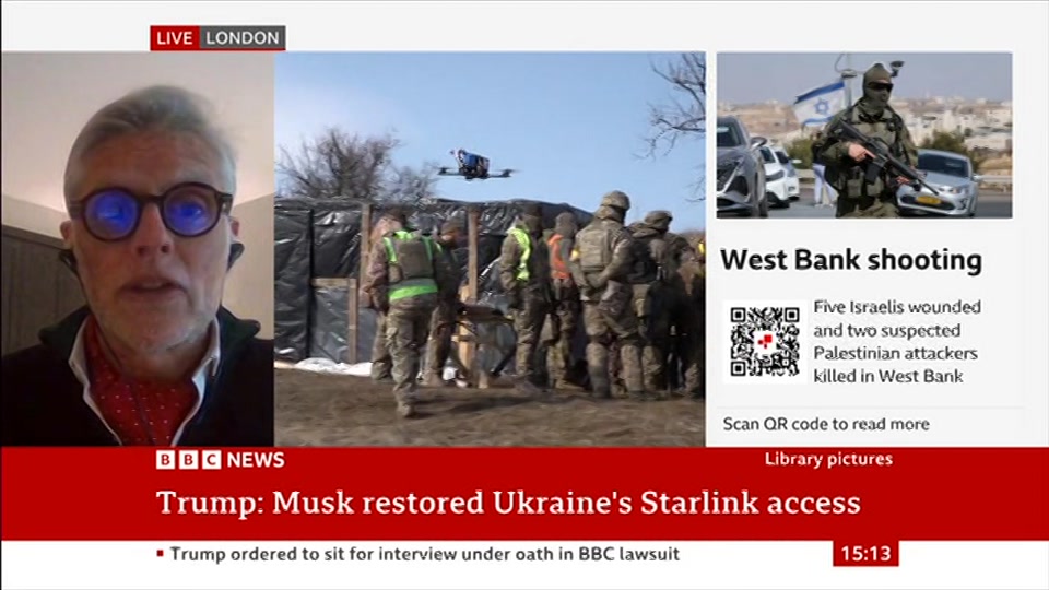 Broadcast still at 13m. BBC News, Verified Live, 23 October 2026.
