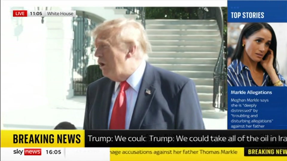 Still from Sky News at 5:00