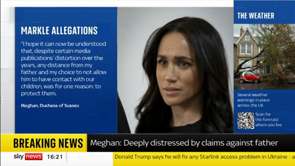 Still from Sky News at 21:30