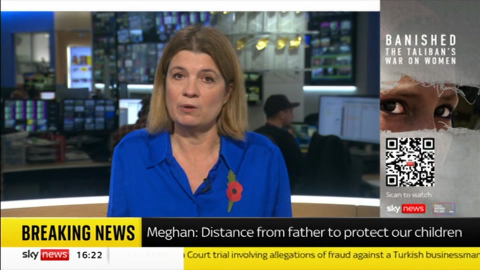 Still from Sky News at 22:30