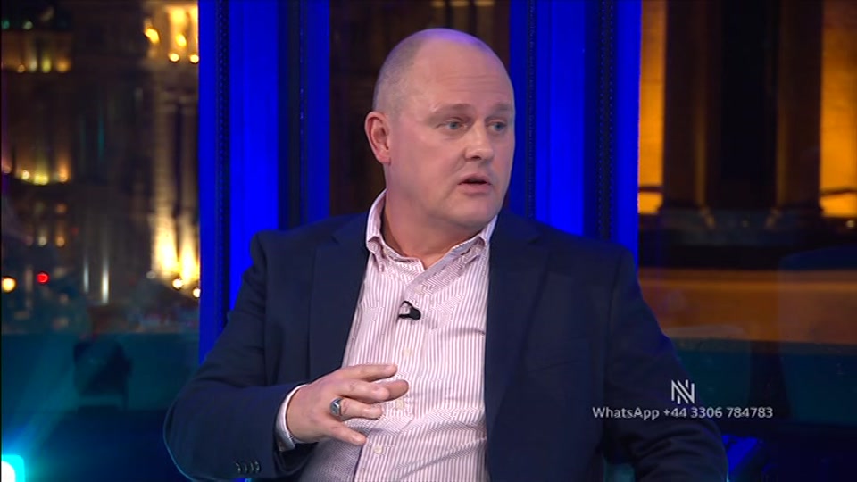 Broadcast still at 9m. BBC Two, Newsnight, followed by Weather, 23 October 2026.