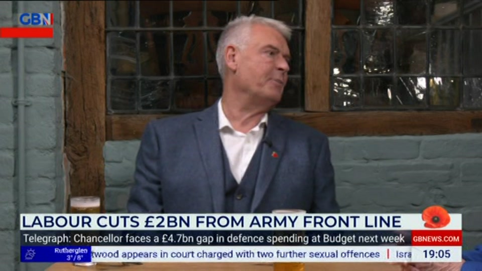 Still from GB News at 5:00