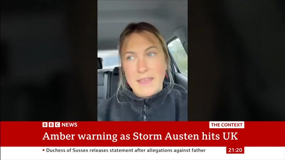 Broadcast still at 20m 30s. BBC News, The Context, 23 October 2026.