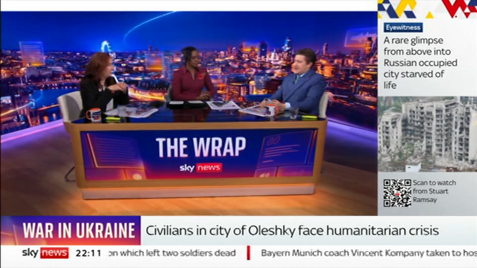 Still from Sky News at 11:30