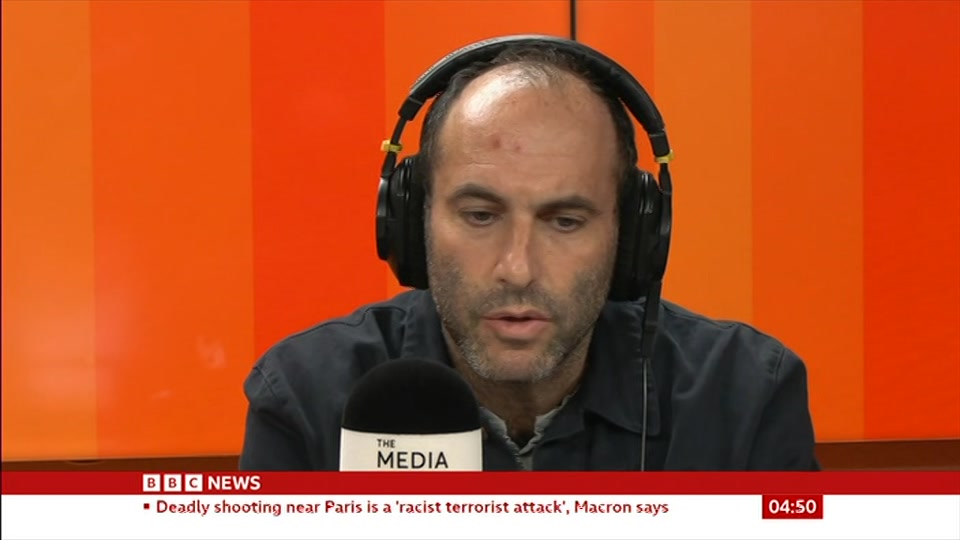 Still from BBC News at 20:00