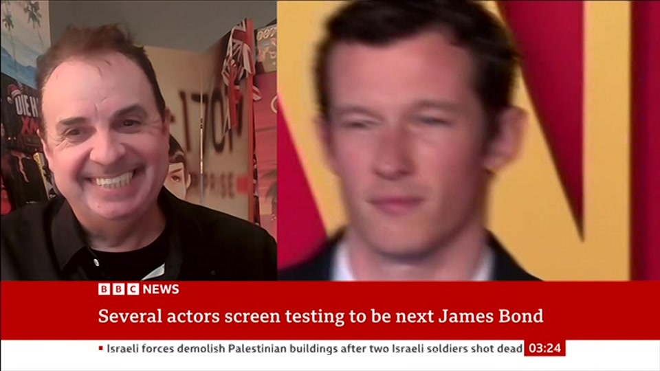 Broadcast still at 24m 30s. BBC News, 24 October 2026.