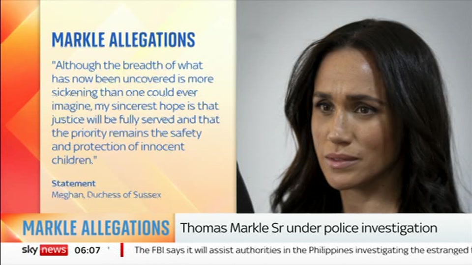 Still from Sky News at 7:30