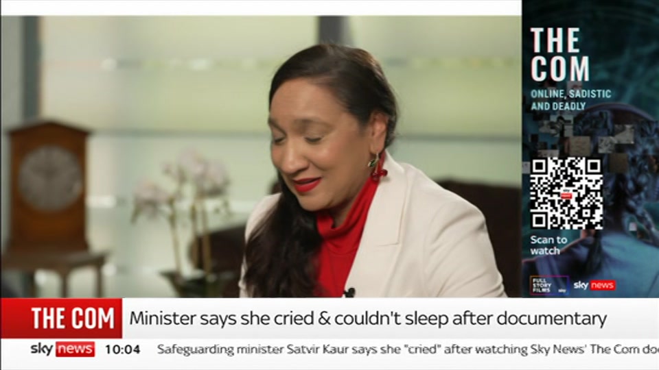 Broadcast still at 4m. Sky News, Sky News Today with Sam Washington, 24 October 2026.