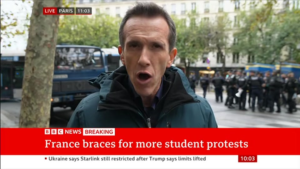 Still from BBC News at 3:00