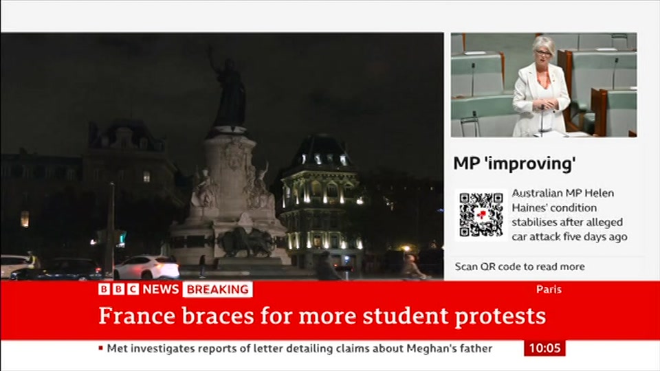 Still from BBC News at 5:30
