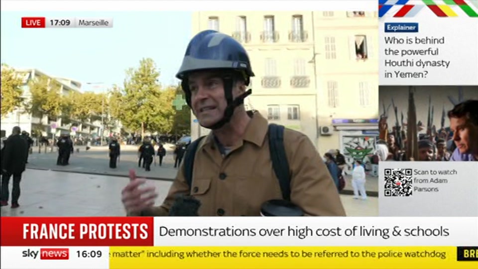 Still from Sky News at 9:00