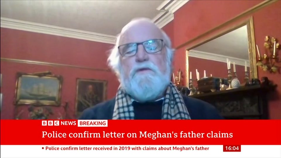 Broadcast still at 4m 30s. BBC News, 24 October 2026.