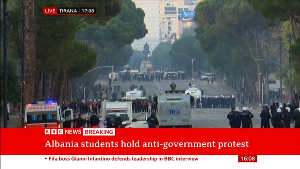 Broadcast still at 8m. BBC News, 24 October 2026.