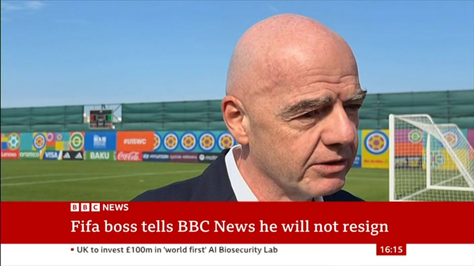 Still from BBC News at 15:00