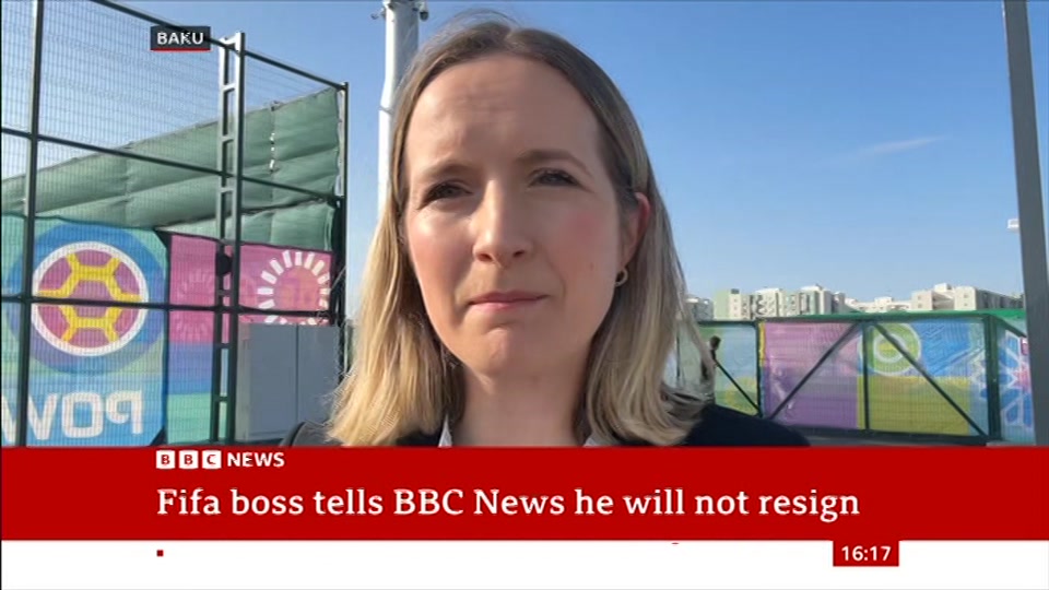 Still from BBC News at 17:30